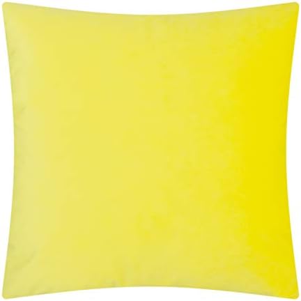 OiseauVoler 3D Flower Throw Pillow Cases Decorative Cushion Covers Soft Velvet Pillowcases Home Sofa Car Bed Room Decor 18 x 18 Inch Egg Yellow - Image 2