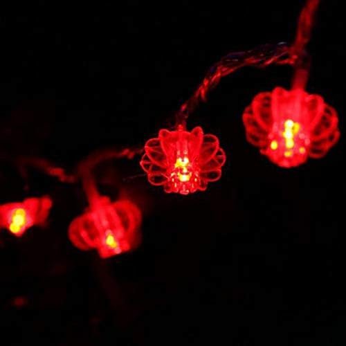 Remote Plug in Lantern String Lights,33ft/10m100 LED Red Lanterns String Lights 8 Modes Fairy Lights for Wedding, Chinese New Year,Spring Festival,Party Decoration,Christmas - Image 3