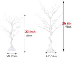 Tree Centerpieces for Weddings 30in - Decorative Ornament Display Tree for Tables, Tree Branches for Decoration, White Artificial Manzanita Tree Centerpiece for Christmas Birthday Party Decor - Image 6