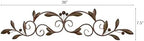 Touch of Class Catalonia Olive Metal Wall Art Topper, Medium, Brown - Image 3