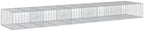 vidaxl - Gabion Basket with Cover - Galvanized Iron - 196.9"x39.4"x19.7" - Outdoor Landscape and Garden Decor by vidaXL