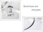 7.5" Tall Handmade Glass Cloche, Thick & Sturdy, Dia 5"xH 7.5", For Terrarium, Plants, Trinkets, Cakes, Figurines, LED Light String, Candle. Cloche Glass Dome, Bell Jar Display Case (1, 5.12"x7.48") - Image 3