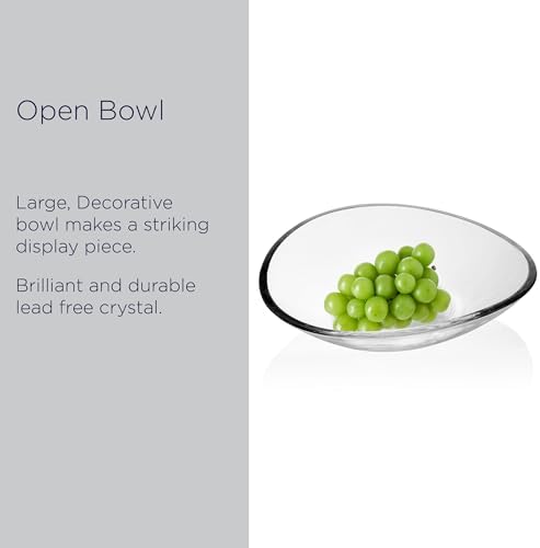 Mikasa Alister Crystal Glass Decorative Centerpiece Bowl, 13.25 inch - Image 3