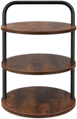 Wooden Cupcake Stand 2 Pack, Large Cupcake Tower Stand for 50 Cupcakes, 3 Tiered Wooden Serving Trays Stand, Soporte para Cupcakes, Dessert Table Display by Unknown