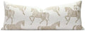 14x36 Lumbar Pillow Cover, Double Sided Horse Pattern Chenille Jacquard Long Body Pillow Covers for Bed Couch Sofa, Decorative Throw Pillows Cushion Cover for Living Room Bedroom by AIBUHOME