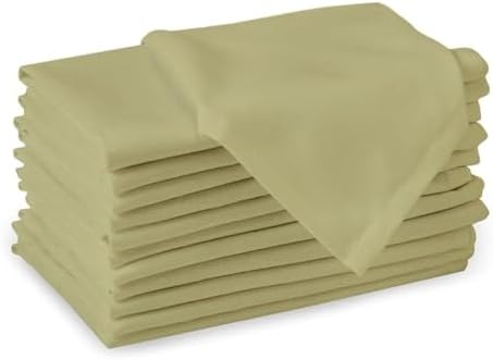 Encasa XO Cloth Napkins, Washable, Reusable Cotton 17"x17" by EncasaXO