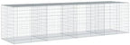vidaXL Gabion Basket with Cover 157.5"x39.4"x39.4" Galvanized Iron - Image 7