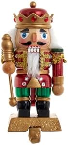 Kurt Adler 7.5" Nutcracker Stocking Holder, Red Nutcracker by KurtSAdler