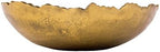 Red Co. 8.75” Gold Moon Decorative, Asymmetrical Torn, Hammered Metal Centerpiece Bowl with Sculpted Edges - Image 3