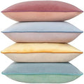 Throw Pillow Covers 20x20 Set of 4 Soft Velvet Couch Cushion Covers Modern 8-Colors Designs Pillowcases Decorative Cushion Cases for Sofa Bedroom Home Decor(Morandi Series) by Btyrle