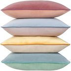 Throw Pillow Covers 20x20 Set of 4 Soft Velvet Couch Cushion Covers Modern 8-Colors Designs Pillowcases Decorative Cushion Cases for Sofa Bedroom Home Decor(Morandi Series) by Btyrle