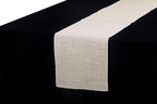 MDS® Pack of 5 Natural Burlap Table Runner, 12 x 72 Inch, Jute Rustic Farmhouse Boho Table Decor for Wedding Reception, Dining Table, Bridal Shower, Baby Shower & Party Decorations - Beige - Image 2