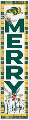 KH Sports Fan North Dakota State Bison Holiday Porch Leaner, 11x46 Inches, Bison Outdoor Christmas Sign; Display Some Holiday Cheer with This North Dakota State Bison Christmas Sign by BostonCollegeEagles
