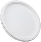 Hrastany Round Wood Serving Tray for Coffee Table Centerpiece, White by Hrastany