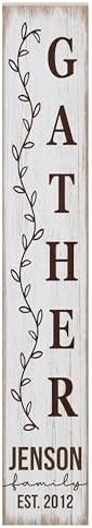 Personalized Welcome Sign for Front Door, Custom Welcome Sign for Porch Outdoor Welcome Home Decorations, 48"x8" PVC Sign (Design 18) - Image 2