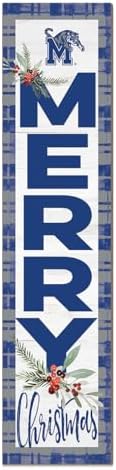 KH Sports Fan Memphis Tigers Holiday Porch Leaner, 11x46 Inches, Tigers Outdoor Christmas Sign; Display Some Holiday Cheer with This Memphis Tigers Christmas Sign by BostonCollegeEagles