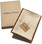 Solino Home 100% Linen Napkins Champagne Beige, Athena 20 x 20 in, Set of 4 - Image 3