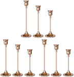Candlestick Holders Rose Gold, 9 Packs Taper Candle Holder for Candlesticks, Candle Sticks Holder Decor for Home Decor by Showin