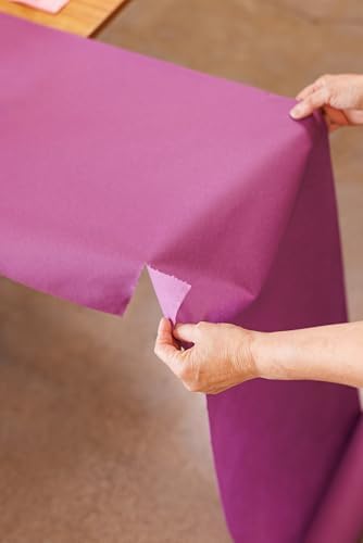 American Homestead Paper Table Runner Roll - 78 ft. Disposable Linen-Like Table Cover Roll - 20 Perforated Table Runners (16" x 48") for Parties, Weddings, and Events - Navy Blue - Image 5