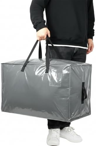 Shappy 6 Pcs Storage Bags, Grey, 30 x 16", 24 x 16", 20 x 16" - Image 4