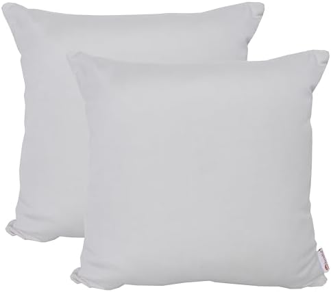 Outdoor/Indoor Sunbrella Throw Pillows Square Set of 2 Pieces 24 inch x 24 inch Canvas Canvas - Cover Only, Insert Not Included by Unknown