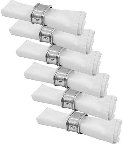 Handmade Round Pewter Napkin Rings Set of 6 by Cavagnini - Elegant Italian Crafted Table Accessories for Fine Dining and Home Decor - Image 4