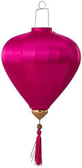 2 Pcs Chinese Lanterns Hanging Paper Lanterns，Multi-Color 12 in Silk Lantern Chinese Party Wedding Decorations (Rose) by YDLGJMCZ
