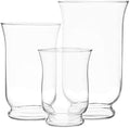 Royal Imports Clear Glass Pillar Candle Holder 3Pc Set, 6", 8" 10" by RoyalImports
