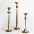Iron Taper Candle Holder - Set of 3 Decorative Candle Stand by SUJUN