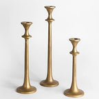 Iron Taper Candle Holder - Set of 3 Decorative Candle Stand by SUJUN
