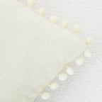 CaliTime Decorative Couch Throw Pillow Covers 22 X 22 Inches Cream - Image 3
