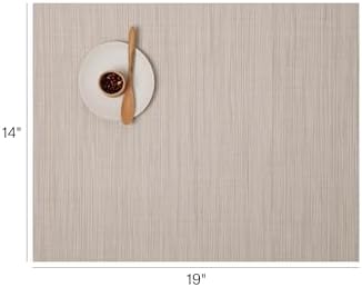 Chilewich Bamboo Placemats Set of 4, Woven Rectangle Placemats - Image 2