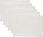 Solino Home 100% Pure Linen Placemats Natural, Athena 14 x 19 in, Set of 6 by SolinoHome