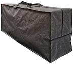 Outdoor Rectangular Cushion Storage Bag, Protective Zippered Storage Bags with Handles, 60"X20"X28" Dark Grey by acoveritt