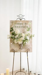 Ling's moment Whte Ivory Artificial Dahlias, Wedding Flowers, 25 pcs - Image 6