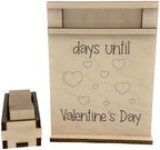 Wood Countdowns (Valentine's Day) by MadeByRAndR