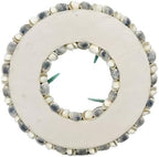 Natural Seashell Wreath w/Shells, Starfish, Pearls, Sea Snails - Spring & Summer Coastal Decor Beach House Indoor Door Wreath, 23in Blue/Aqua - Image 2