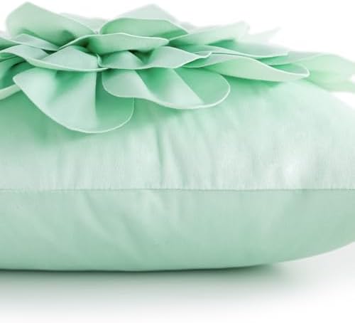 OiseauVoler Decorative 3D Flower Throw Pillow Covers 18x18 Inch - Image 7