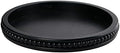 Creative Co-Op Farmhouse Decorative Round Wood Tray with Hobnail Edge, Black by Unknown