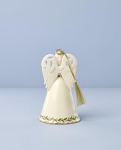 Lenox 897139 Holiday Angel Bell with Hymns Ornament, Christmas, Decorations - Image 3