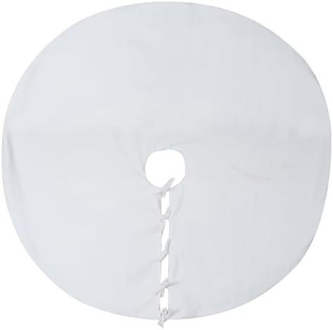 Sophia-Art Christmas Tree Skirt, Luxury Velvet Plush Skirt, Xmas Decoration Holiday Party Décor, Soft Velvet Home Décor Merry Christmas Party Christmas Tree Decorations (White,23 Inch) by Sophia-Art