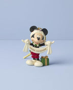 Lenox Ornaments, 2025 Mickey Mouse Merry Christmas Ornament, Porcelain with Gold Cord for Tree Decoration, Christmas Decorations, Winter Tree Ornaments, Winter Decor, Mickey Mouse Design (1 Piece) - Image 2