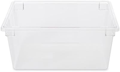 Rubbermaid Commercial Products Polycarbonate Food Storage Box/Tote, 16.5 Gallon, Clear, for Restaurant/Kitchen/Cafeteria - Image 2
