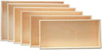 Unfinished Wood Nesting Trays, Set of 6 Wooden Crafting Trays, for Serving, Organizing, DIY Décor, and Play Tray, by Woodpeckers - Image 3