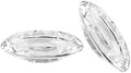 Crystal Pillar Candle Holders Decorations for Home Party Dinner Christmas, Suitable for Large Cylindrical Candles Hand-Cut 4.3'' X 1'' Clear, Pack of 2 by DONOUCLS