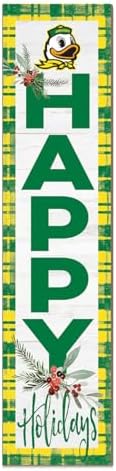 KH Sports Fan Oregon Ducks Holiday Porch Leaner, 11x46 Inches, Ducks Outdoor Christmas Sign; Display Some Holiday Cheer with This Oregon Ducks Christmas Sign by BostonCollegeEagles