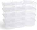 Rubbermaid Cleverstore Home/Office 6 Quart Clear Plastic Storage Tote Container Box Bin with Lid for Garage or Basement, (12 Pack) by Rubbermaid
