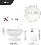 NUPTIO White Vase for Centerpiece Wedding, 8.5" Wide Opening, 10 Pcs - Image 4