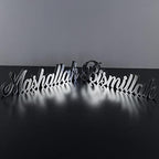 IWA Concept Bismillah-Mashallah Silver | Home Decor or Islamic Decor for Table or Shelves | Home Decorations for Ramadan Gifts | Eid Decorations | Islamic Ramadan Gift | Islamic Table Decor - Image 6