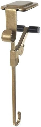 Fireplace Stocking and Garland Hanger with Two Hooks (3 Pack - Gold) - Image 2